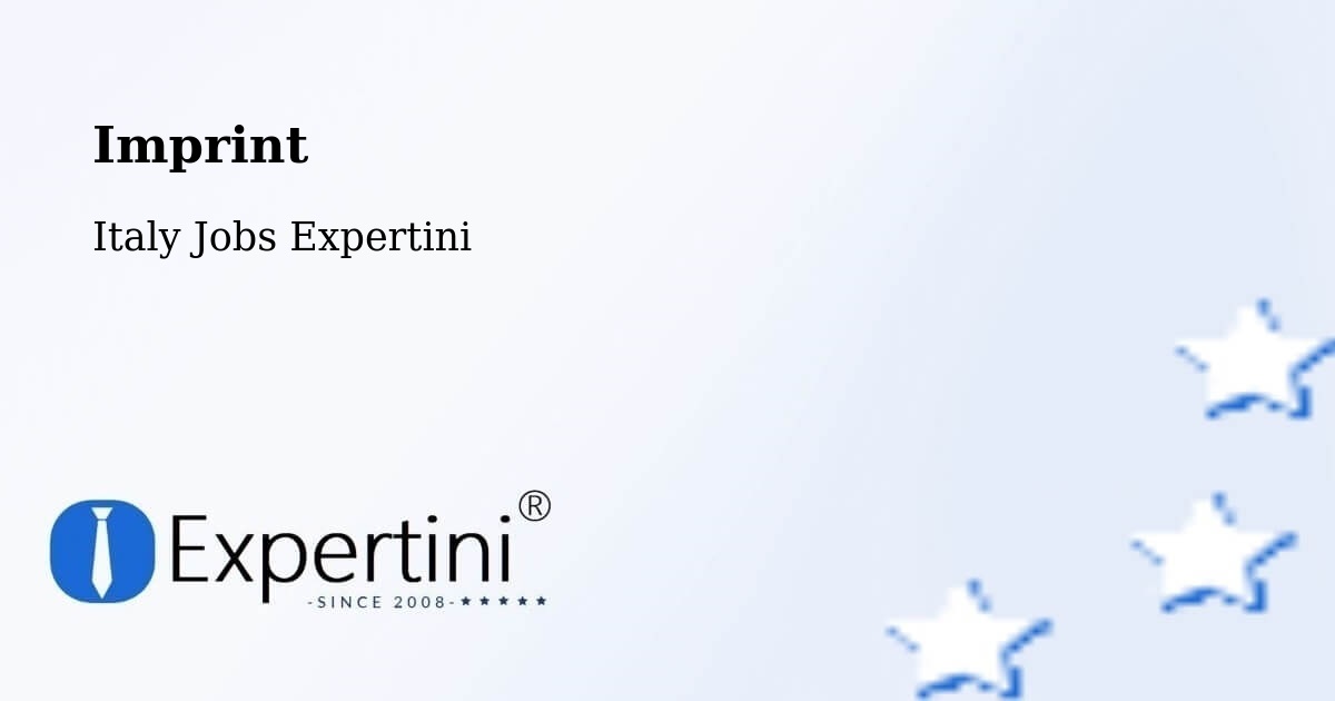 Imprint – Naples - Italy Jobs Expertini